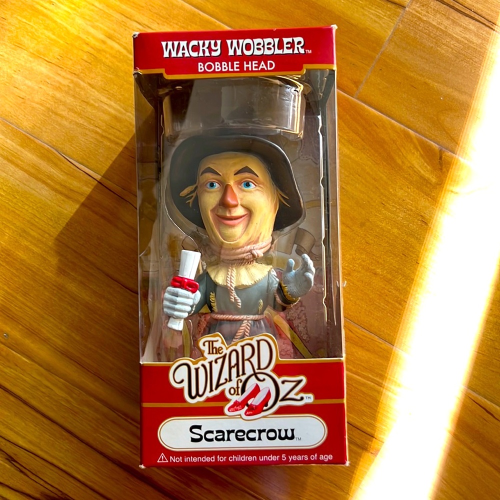 Scarecrow, The Wizard of Oz Wacky Wobbler Bobble Head ✨